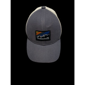 Avalanche Hat Blue White OSFM Unisex Mesh rainbow trucker SnapBack